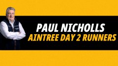 Image for Paul Nicholls Aintree Day 2 runners preview exclusive